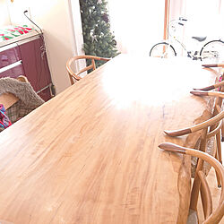 キッチン/一枚板のダイニングテーブル/一生ものの家具のインテリア実例 - 2020-04-10 08:57:10