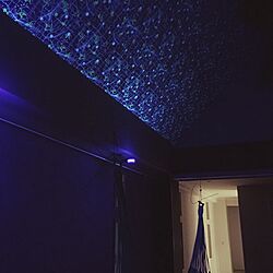 部屋全体/エコカラットの壁/ブラックライト,ネオン管,LED,/吹き抜け天井のインテリア実例 - 2015-10-16 15:47:23
