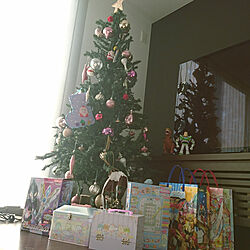 リビング/クリスマス/クリスマスプレゼント/クリスマスツリー180cmのインテリア実例 - 2021-12-25 09:20:55