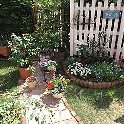 リビング/小さな庭/マンションの庭/花のある風景のインテリア実例 - 2016-04-30 14:06:57
