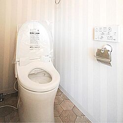 トイレの壁/トイレットペーパーホルダー/トイレのリフォーム/マンション暮らし/バス/トイレのインテリア実例 - 2021-11-12 09:38:27