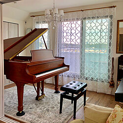 グランドピアノ/音楽のある暮らし/ピアノのある部屋/レッスン室/ピアノ教室...などのインテリア実例 - 2020-06-25 20:14:00