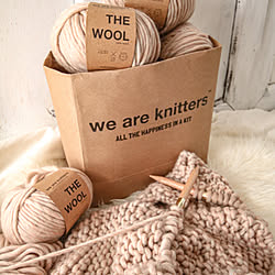 weareknitters/WAK/ウィーアーニット/ブランケット 手編み/ブランケット...などのインテリア実例 - 2020-11-04 16:49:23