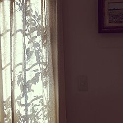 アート/窓/カーテン/グリーンのある暮らし/フレスコ画...などのインテリア実例 - 2017-01-12 22:35:56