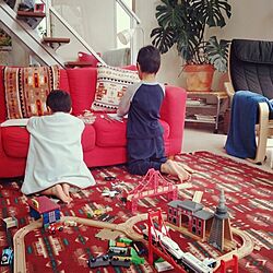 リビング/IKEA/ニトリ/ラグ/おもちゃ...などのインテリア実例 - 2013-12-26 09:28:47