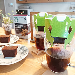 キッチン/おうちカフェ/スターバックス/コーヒータイム/コーヒーのある暮らし...などのインテリア実例 - 2021-01-25 08:19:47