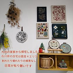 ダイソー/雑貨/ハンドメイド/ファブリックパネル/手作り...などのインテリア実例 - 2024-01-07 10:42:29