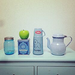 紅茶缶/メイソンジャー/DIY/一人暮らし/棚のインテリア実例 - 2017-03-17 07:43:08