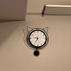 時計買いました。/リビング/猫と暮らすのインテリア実例 - 2021-12-25 22:00:39