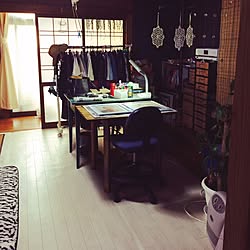 部屋全体/仕事場の机/連投失礼します(>_<)/古い賃貸住宅/いいねありがとうございます❤️のインテリア実例 - 2016-01-30 14:54:11