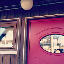 玄関/入り口/木製サッシ/北欧/スウェーデン木製断熱玄関ドア/パッシブデザインのインテリア実例 - 2015-11-16 12:56:23
