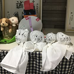 棚/息子の陶芸作品| •ૅω•́)ᵎᵎᵎ/インテリア関係ないけどね(･o･)/造作テレビ台のインテリア実例 - 2016-09-29 00:38:53