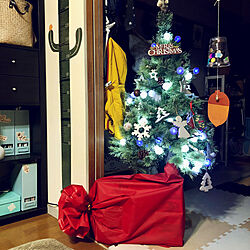 リビング/プレゼント/クリスマスツリー/120cm/クリスマス...などのインテリア実例 - 2023-12-23 23:53:50