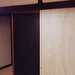 壁/天井/リノベーション中/古いおうち/DIY/黒板塗料...などのインテリア実例 - 2015-04-07 23:05:35