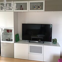 リビング/スガハラガラス/IKEAテレビボード/IKEA/ホワイトベージュ♡のインテリア実例 - 2017-05-17 10:40:04