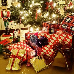 リビング/クリスマスツリー/クリスマス/クリスマスプレゼント/westelm...などのインテリア実例 - 2017-01-30 00:29:08