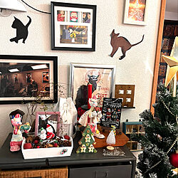 クリスマスツリー/紙粘土サンタ猫とプレゼントを持つ猫/CoCo0617ちゃんクリスマスプレート/nanaちゃんのミニツリー/nanaちゃんのクリスマスボックス...などのインテリア実例 - 2021-12-10 20:30:16