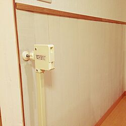玄関/入り口/DIY/ベニヤ板/キッチン入口/腰壁のインテリア実例 - 2014-03-20 23:49:34