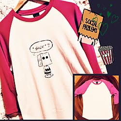 ベッド周り/ステンシル/チャーリーブラウン/リサイクルショップ/Tシャツリメイク...などのインテリア実例 - 2017-06-06 21:36:08