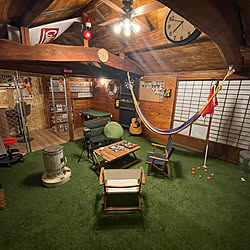 部屋全体/男の隠れ家/屋根裏部屋/man cave/秘密基地...などのインテリア実例 - 2024-01-22 10:11:37