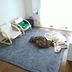 部屋全体/遊ぶ＆服の部屋/団地/子供の成長にあわせて/子供部屋男の子...などのインテリア実例 - 2017-01-18 16:59:23