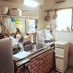 キッチン/とりあえず…/賃貸アパート/汚部屋からの脱出/汚部屋でごめんなさい。...などのインテリア実例 - 2016-07-13 12:42:37