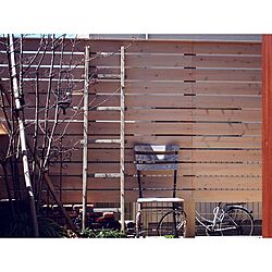 玄関/入り口/ラダー/ウッドフェンスDIY/ウッドフェンス/DIY...などのインテリア実例 - 2016-04-05 21:01:43