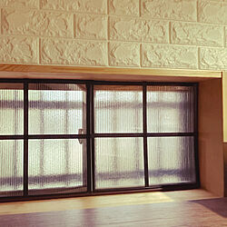 黒い格子窓/二重窓DIY/ポリカーボネート中空板/キッチンのインテリア実例 - 2023-02-27 15:41:41