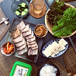 韓国料理/おうち時間/小さなお家/うちごはん/昼食...などのインテリア実例 - 2020-04-30 11:19:15