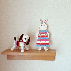 壁/天井/無印良品/飾り棚/おもちゃ/BRIOのインテリア実例 - 2013-04-08 11:24:02