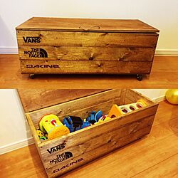 DIY家具/アウトドアインテリア/おもちゃ箱DIY/おもちゃ箱のインテリア実例 - 2017-01-10 21:57:01