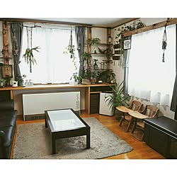 部屋全体/賃貸インテリア/フェイクグリーン/観葉植物/男前インテリア...などのインテリア実例 - 2016-01-15 21:01:42