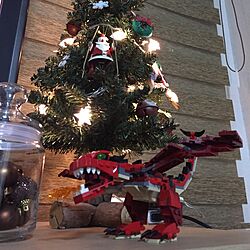 リビング/クリスマスプレゼント/ドラゴン/レゴブロック/やり始めたら止まらないのインテリア実例 - 2016-12-25 23:31:36