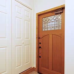 玄関/入り口/木製ドア/ナチュラルのインテリア実例 - 2015-09-29 22:33:04