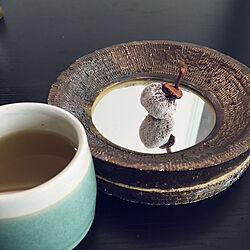 粉末緑茶/緑茶タイム/緑茶/干し柿/ミラー...などのインテリア実例 - 2022-02-01 09:52:25