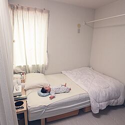 ベッド周り/IKEA/無印良品/ニトリ/ダイソーのインテリア実例 - 2017-07-05 09:14:21
