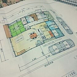 部屋全体/間取り図/マイホーム/一戸建て/マイホーム途中経過...などのインテリア実例 - 2016-01-15 23:59:56