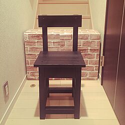 机/男前？/椅子DIY/DIY家具/つや消しブラックのインテリア実例 - 2016-03-01 21:48:00