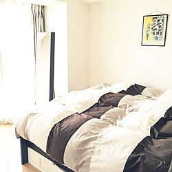 ベッド周り/ベッド/寝室/IKEA/ニトリ　のインテリア実例 - 2016-04-25 14:22:14