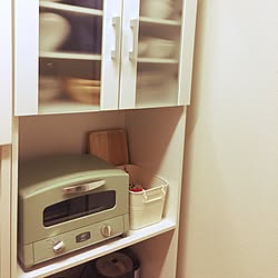 キッチン/アラジントースター/トースター/雑貨/食器棚...などのインテリア実例 - 2017-04-23 21:22:21