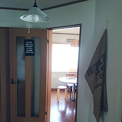 壁/天井/電気傘/麻袋のインテリア実例 - 2017-07-06 09:08:50
