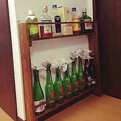 棚/ワトコオイル/お酒/DIYのインテリア実例 - 2015-06-27 23:44:53
