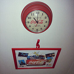 ベッド周り/時計/掛け時計/コカ・コーラ/コカ・コーラの時計...などのインテリア実例 - 2022-03-20 02:30:06