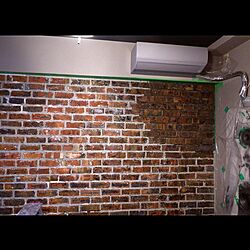 ブルックリンスタイル/DIY/レンガ壁/アンティークレンガ/壁/天井のインテリア実例 - 2021-05-01 19:10:07