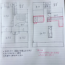 部屋全体/新築一戸建/新築記録/狭小でも諦めない/新築マイホーム...などのインテリア実例 - 2018-07-18 06:31:40