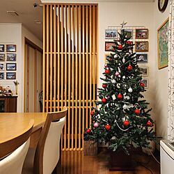 部屋全体/クリスマス/クリスマスツリー180cm/ダイニングテーブル/写真...などのインテリア実例 - 2023-12-10 23:41:37