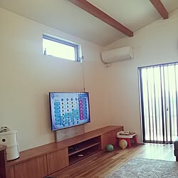 リビング/新築一戸建て/テレビボード周り/コンポニビリ リプロダクト/造作TV台のインテリア実例 - 2015-04-23 09:17:30