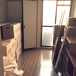 部屋全体/荷物が多い/荷物搬入後/入居後/入居直後...などのインテリア実例 - 2017-05-01 23:37:21