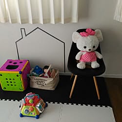 部屋全体/多頭飼い/赤ちゃんのいる暮らし/断捨離中♡/建売だけど諦めない！(笑)...などのインテリア実例 - 2017-01-16 10:41:35