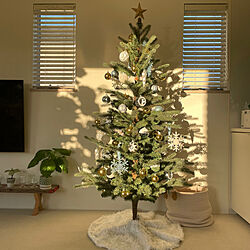 リビング/クリスマスツリー/グリーンのある暮らし/身の丈に合った暮らしのインテリア実例 - 2023-11-22 22:01:43